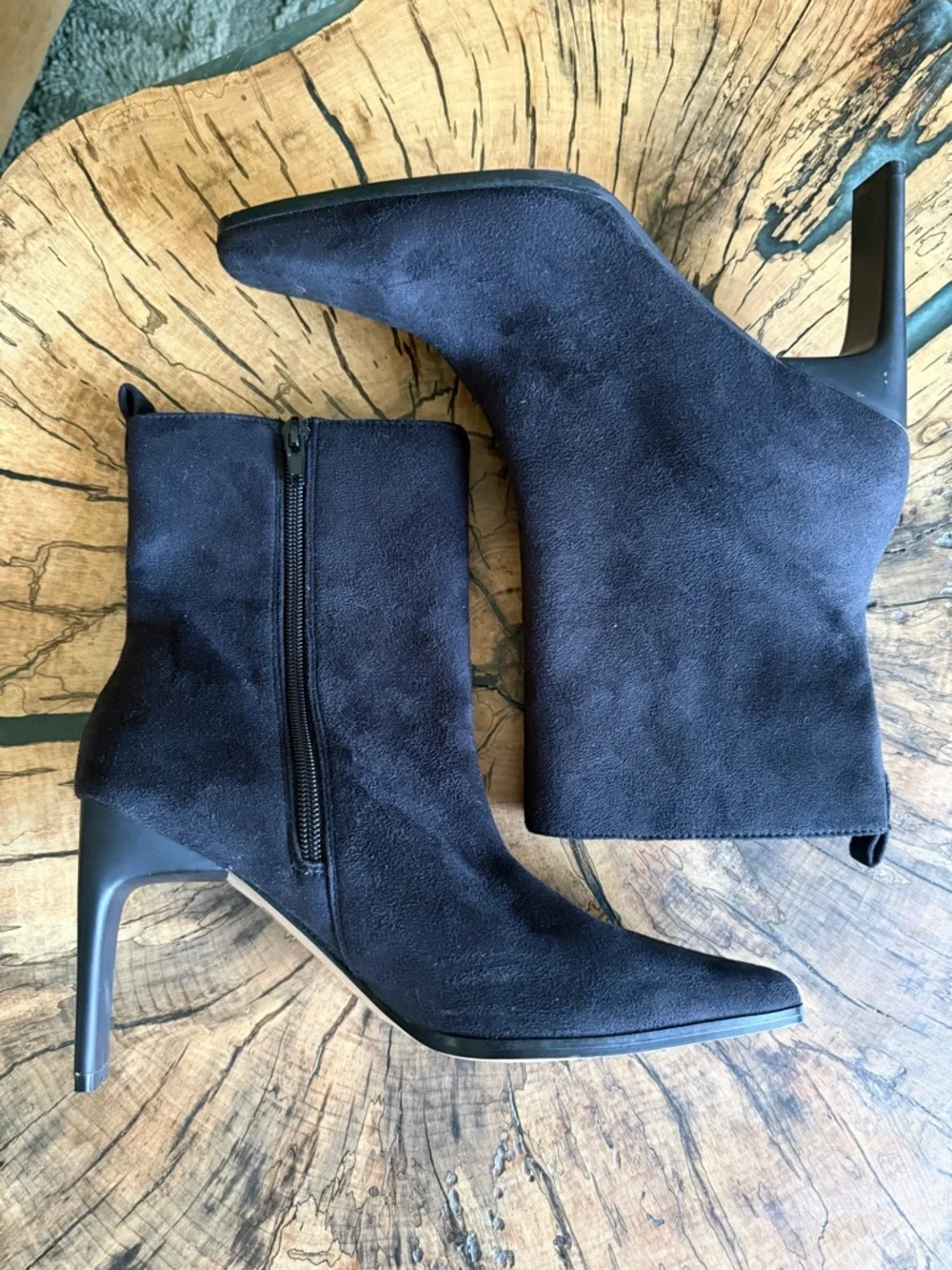 Urban Outfitters Mika Heeled Black Boots